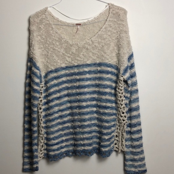 Free people women’s chunky knit textured sweater - Picture 2 of 8
